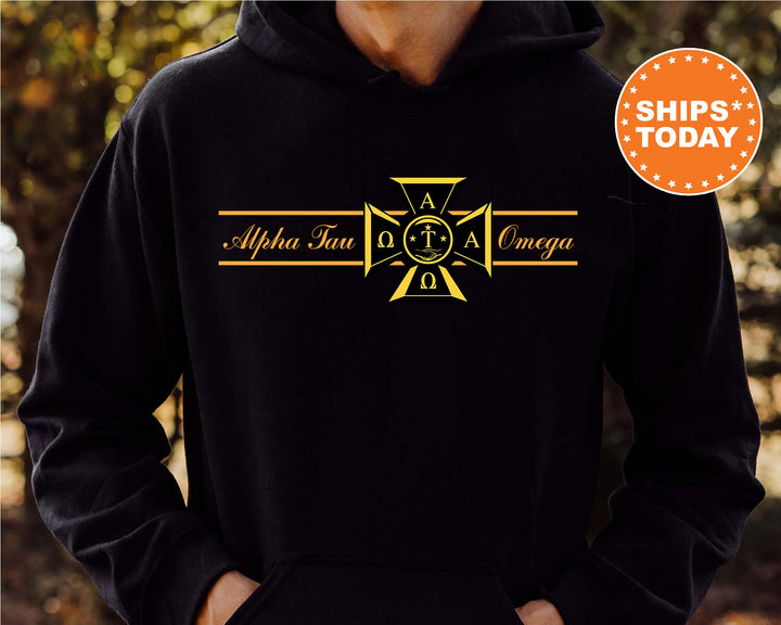 Alpha Tau Omega Noble Seal Fraternity Sweatshirt | ATO Fraternity Crest | Rush Pledge Gift | College Crewneck | Greek Apparel _ 9781g