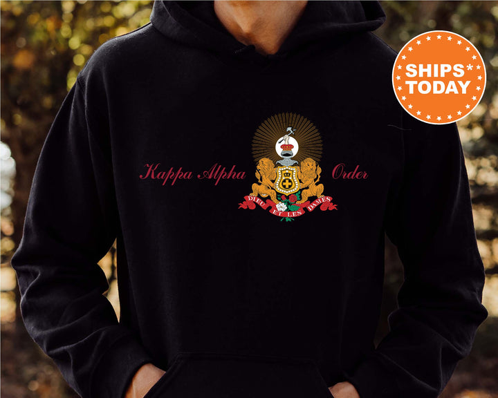 Kappa Alpha Order Noble Seal Fraternity Sweatshirt | Kappa Alpha Fraternity Crest Sweatshirt | Rush Pledge Gift | College Crewneck _ 9788g