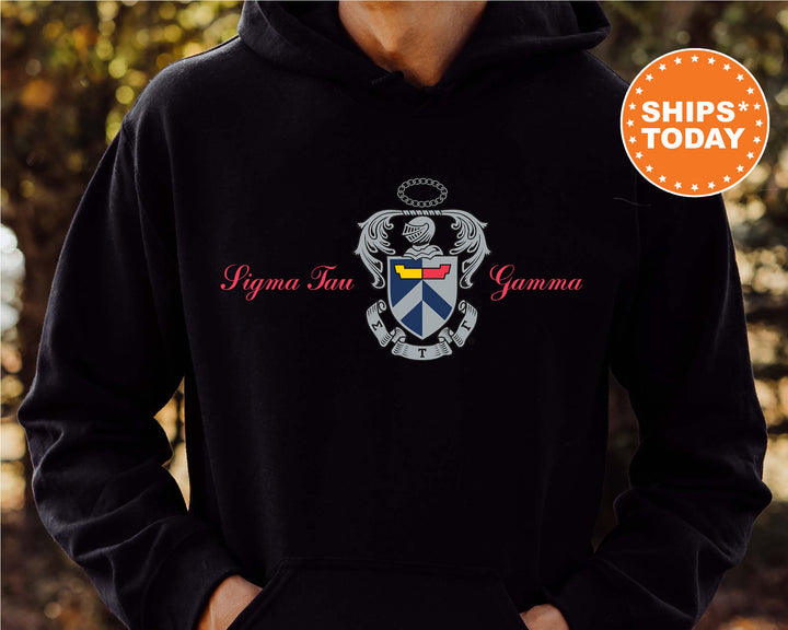 Sigma Tau Gamma Noble Seal Fraternity Sweatshirt | Sig Tau Fraternity Crest | Rush Pledge Gift | College Crewneck | Greek Apparel _ 9804g