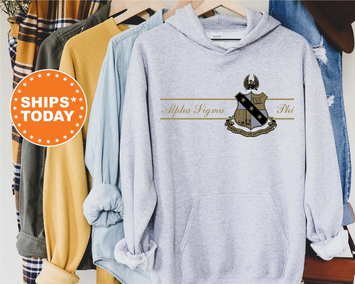 Alpha Sigma Phi Noble Seal Fraternity Sweatshirt | Alpha Sig Fraternity Crest | Rush Pledge Gift | College Crewneck | Greek Apparel _ 9780g