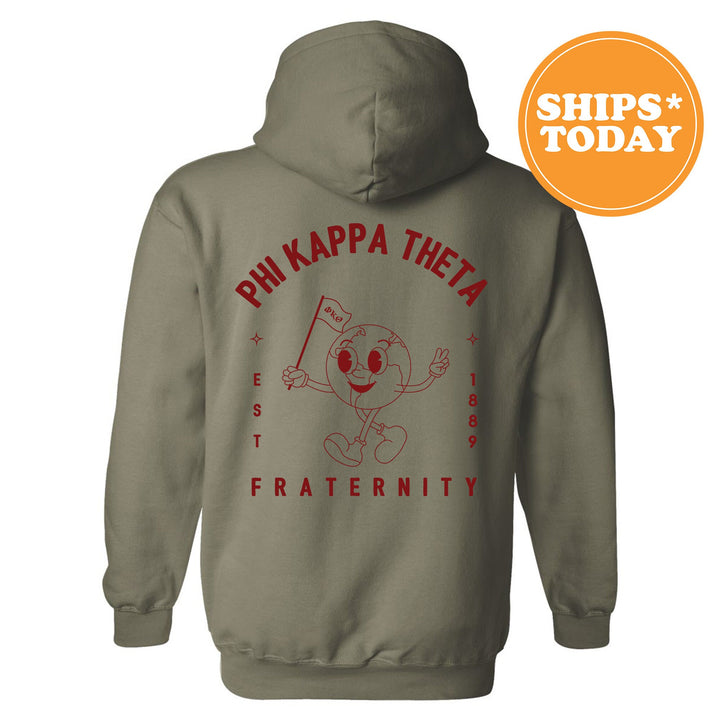 Phi Kappa Theta World Flag Fraternity Sweatshirt | Phi Kap Sweatshirt | Fraternity Crewneck | College Greek Apparel _ 15589g