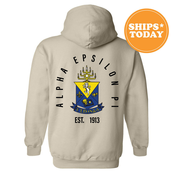 Alpha Epsilon Pi Iconic Symbol Fraternity Sweatshirt | AEPi Greek Apparel | Fraternity Initiation Gift | Men Crewneck | College Sweatshirt