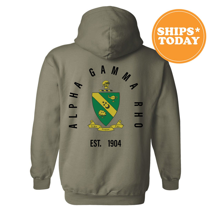 Alpha Gamma Rho Iconic Symbol Fraternity Sweatshirt | AGR Greek Apparel | Fraternity Initiation Gift | Men Crewneck | College Sweatshirt