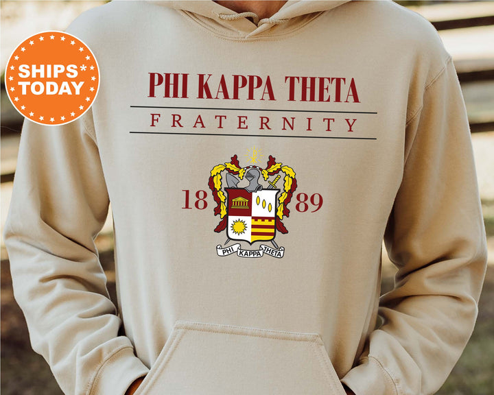 a man wearing a phi kapa hoodie with the phi kapa thoa