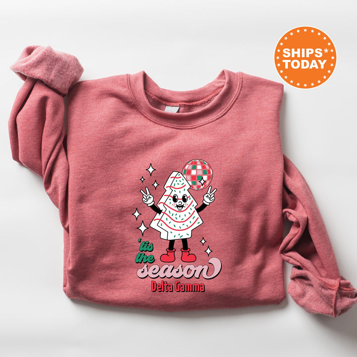 a pink shirt with a santa clause on it