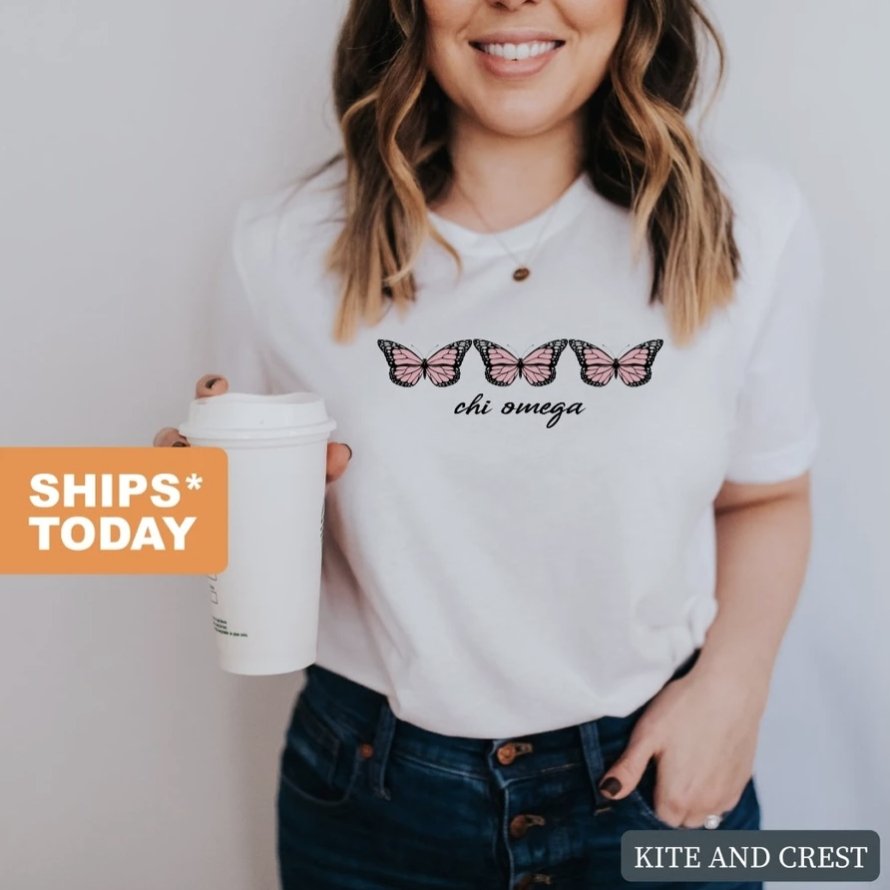 Cute Chi Omega apparel that needs to be in your closet - Kite and Crest