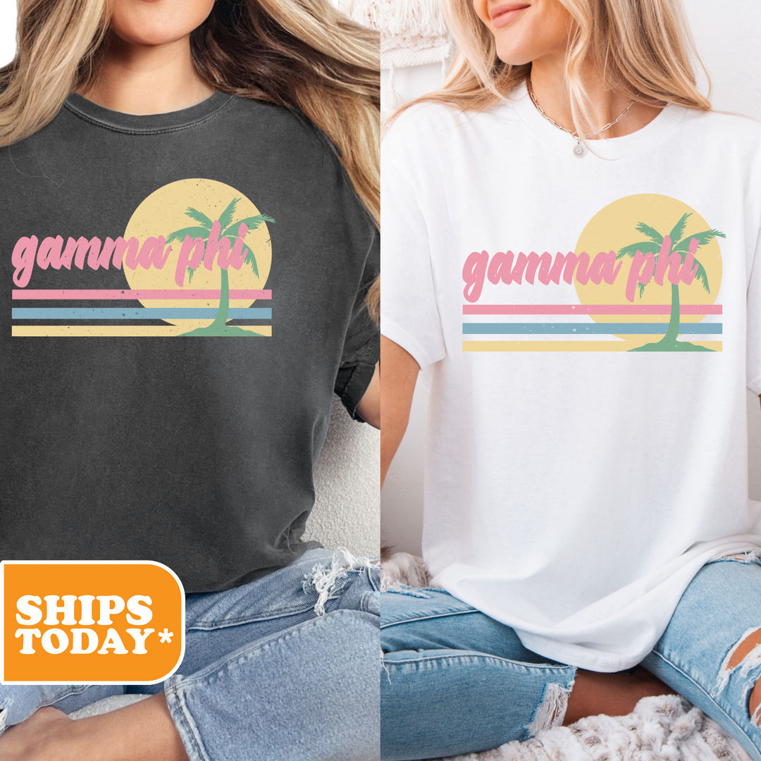 two women wearing t - shirts that say summer fun