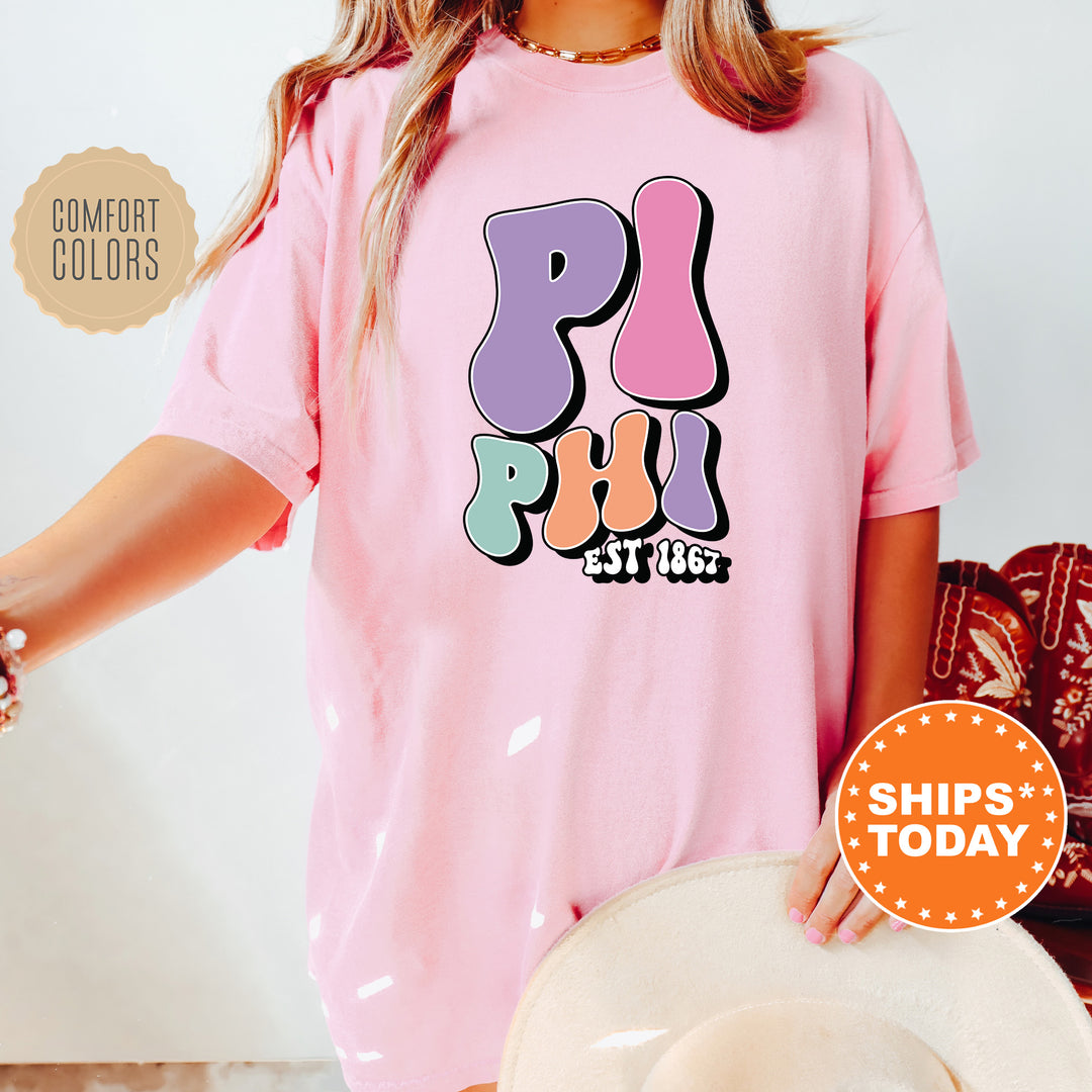 a woman wearing a pink shirt and hat