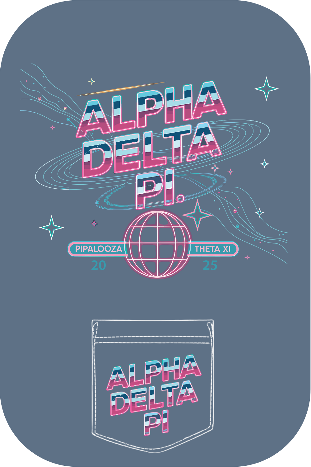 Custom Alpha Delta Pi Pipalooza Theta Xi
