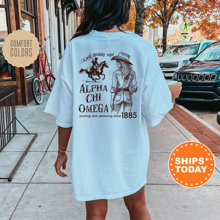 a woman in a white shirt is walking down the street