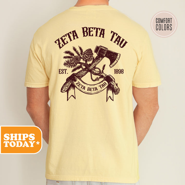 a man wearing a yellow zeffa beth t - shirt
