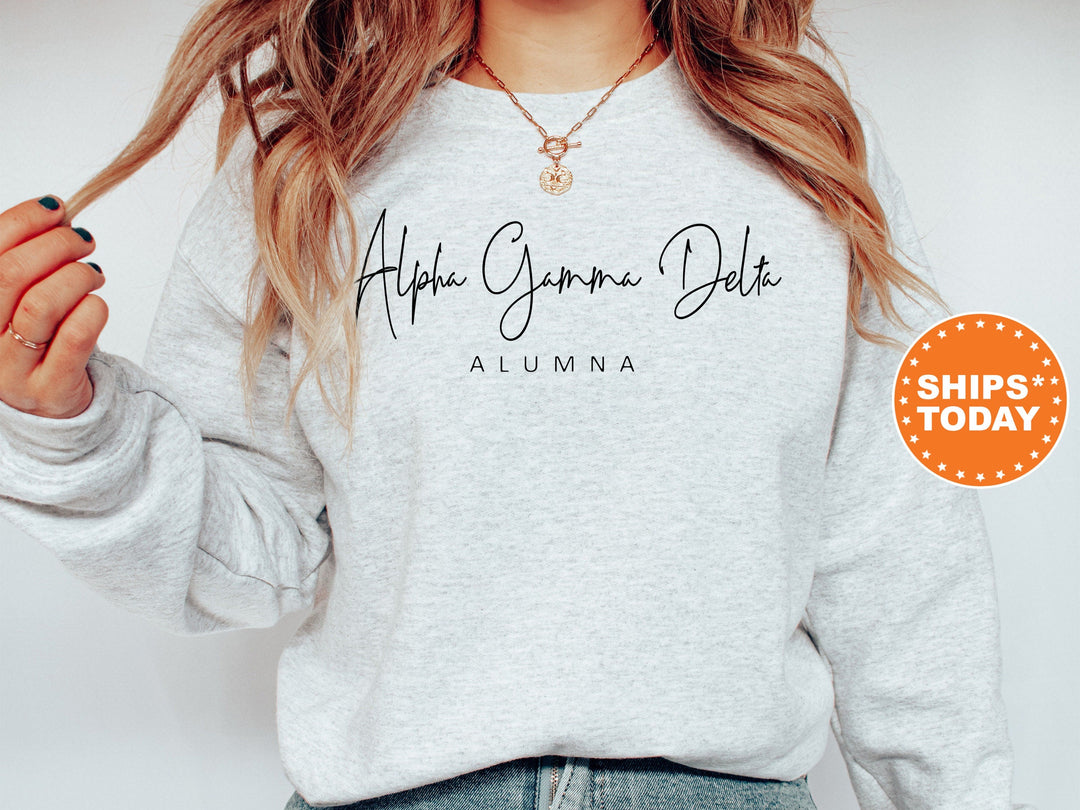 Alpha Gamma Delta Proud To Be Sorority Sweatshirt | Alpha Gam Alumni Crewneck | Sorority Merch | Gift For Sorority Alumni | Greek Apparel