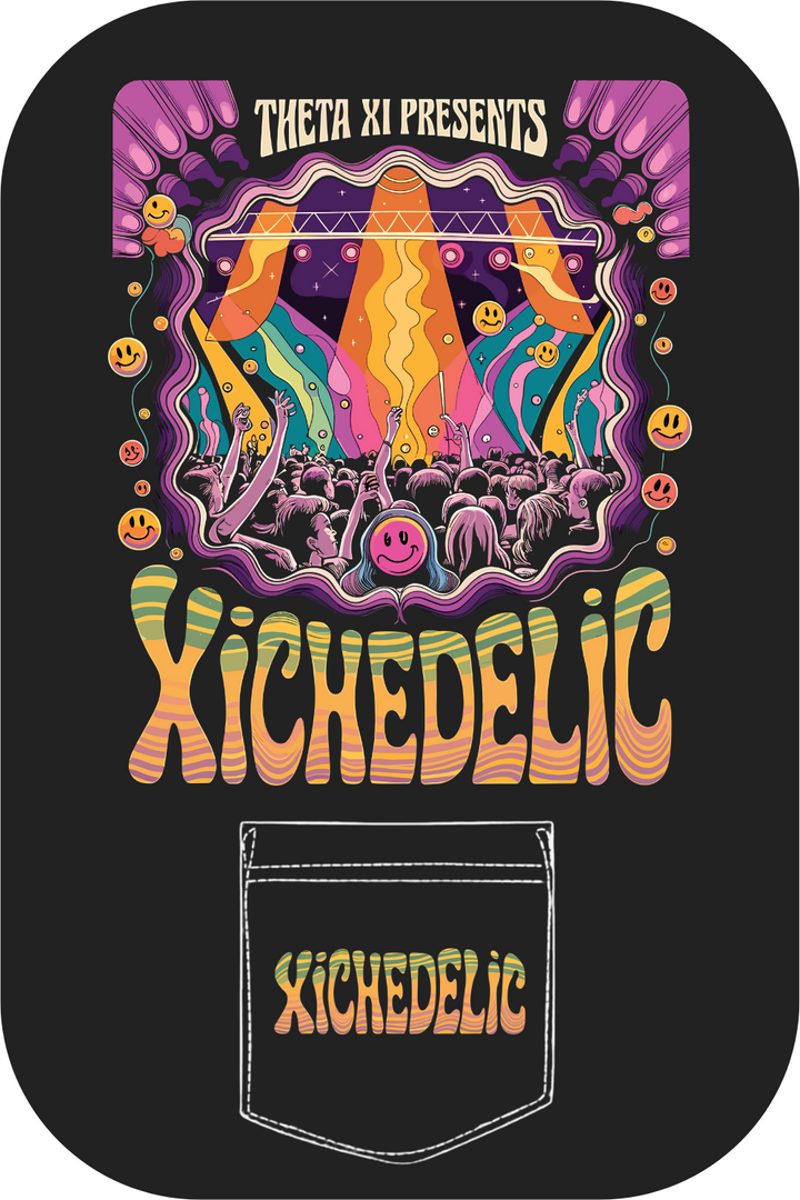 Custom Theta Xi Presents Xichedelic