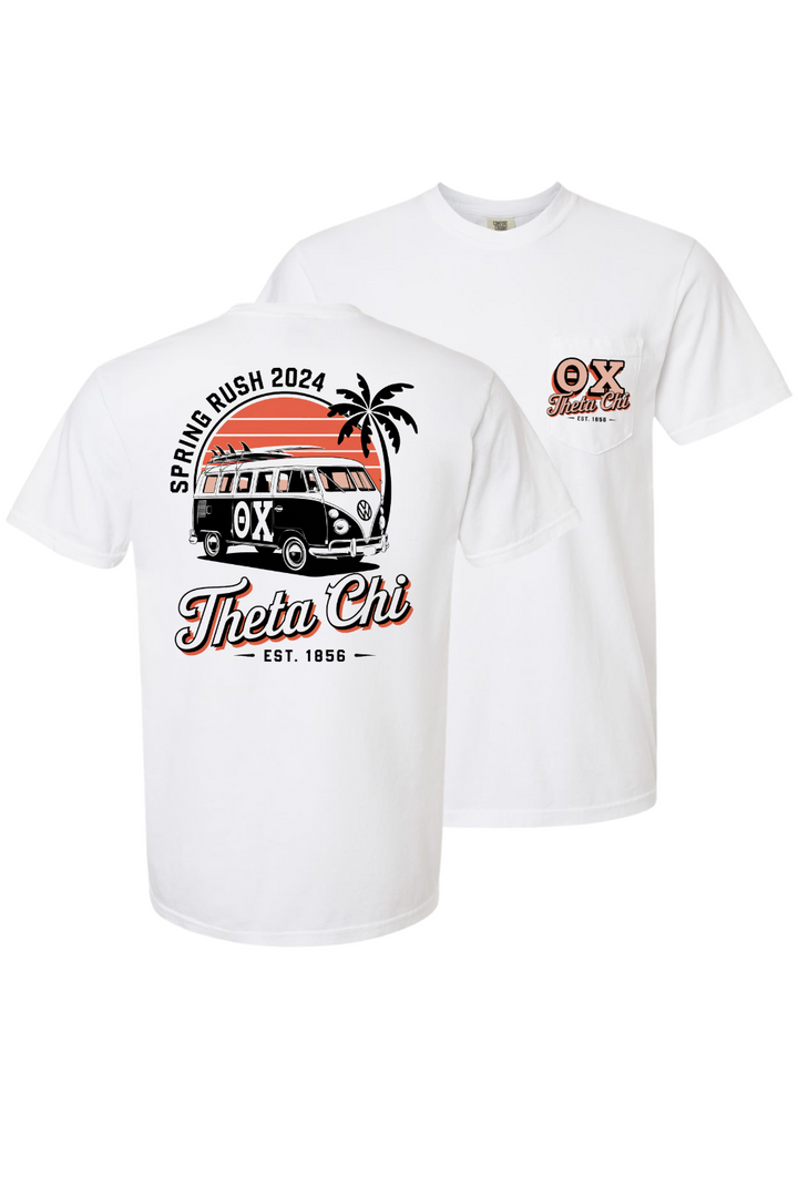 Custom Theta Chi Spring Rush Design