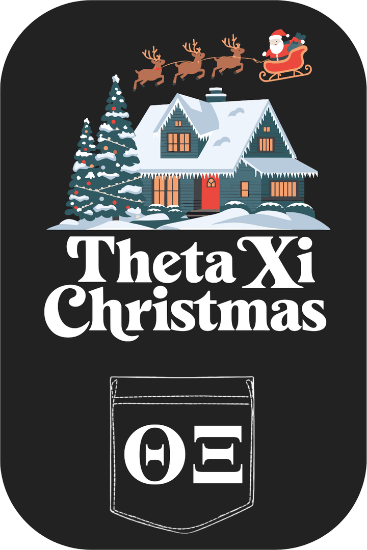 Custom Theta Xi Christmas