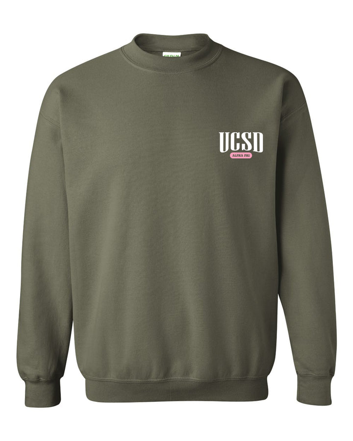 a green sweatshirt with the words ussd on it