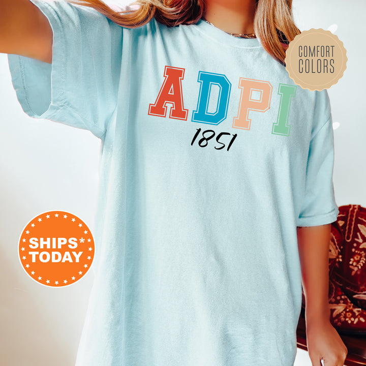a woman wearing a shirt that says adopt