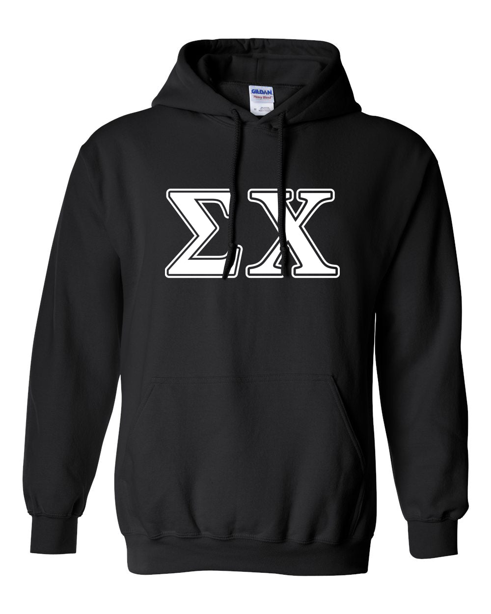 a black hoodie with the letter k on it