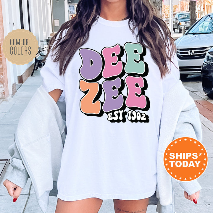 a woman wearing a t - shirt with the words dope dope est 1932