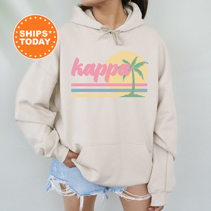 a woman wearing a hoodie with the word kaupo on it