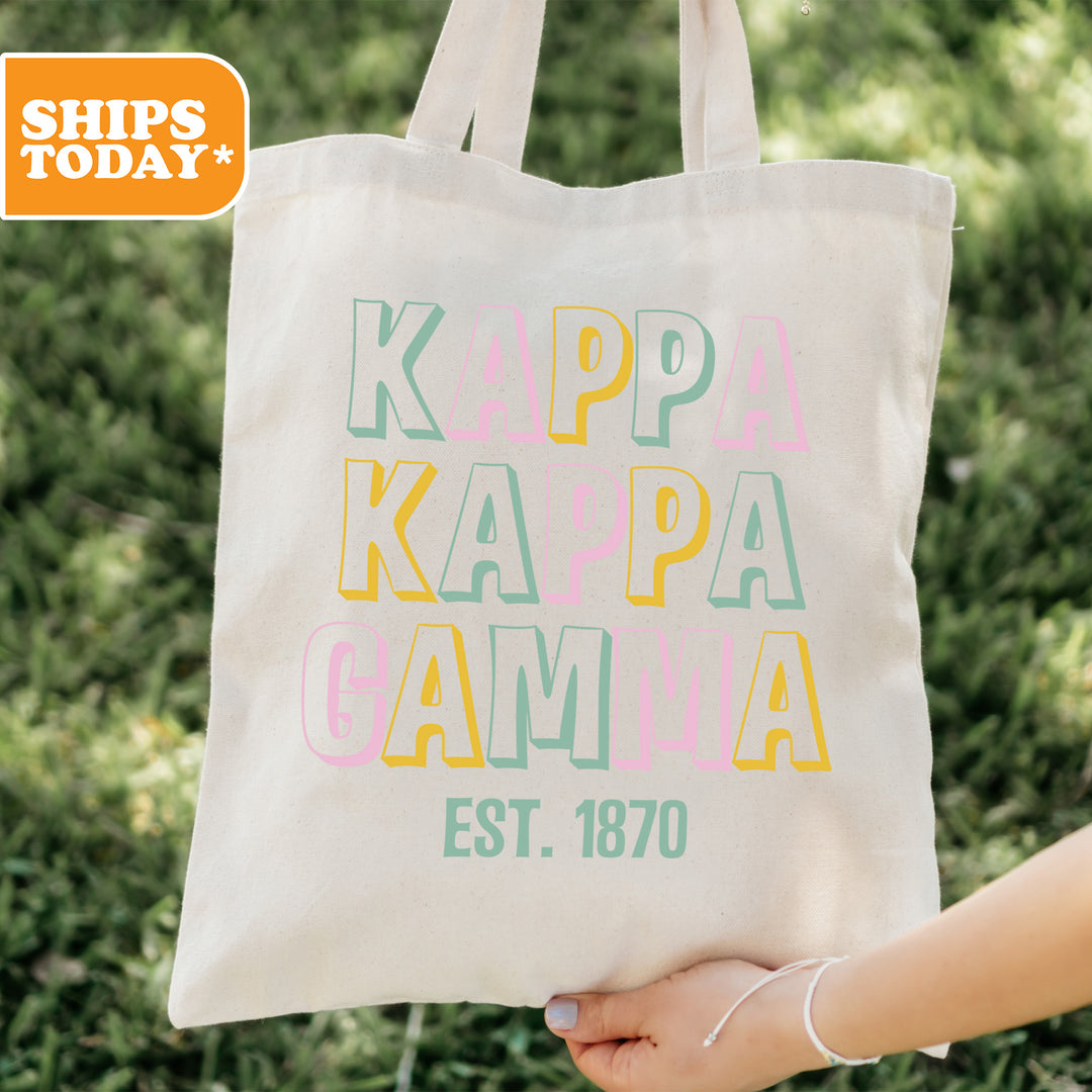 a person holding a tote bag with the words kapp pa kapa ka