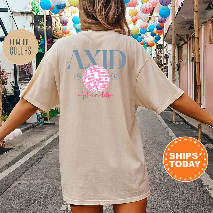 a woman is walking down the street with her arms outstretched