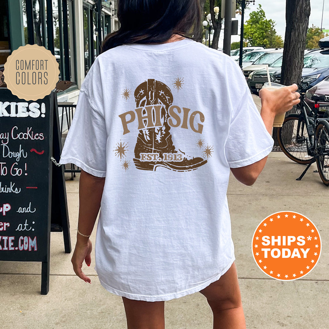 a woman walking down a sidewalk holding a cup of coffee