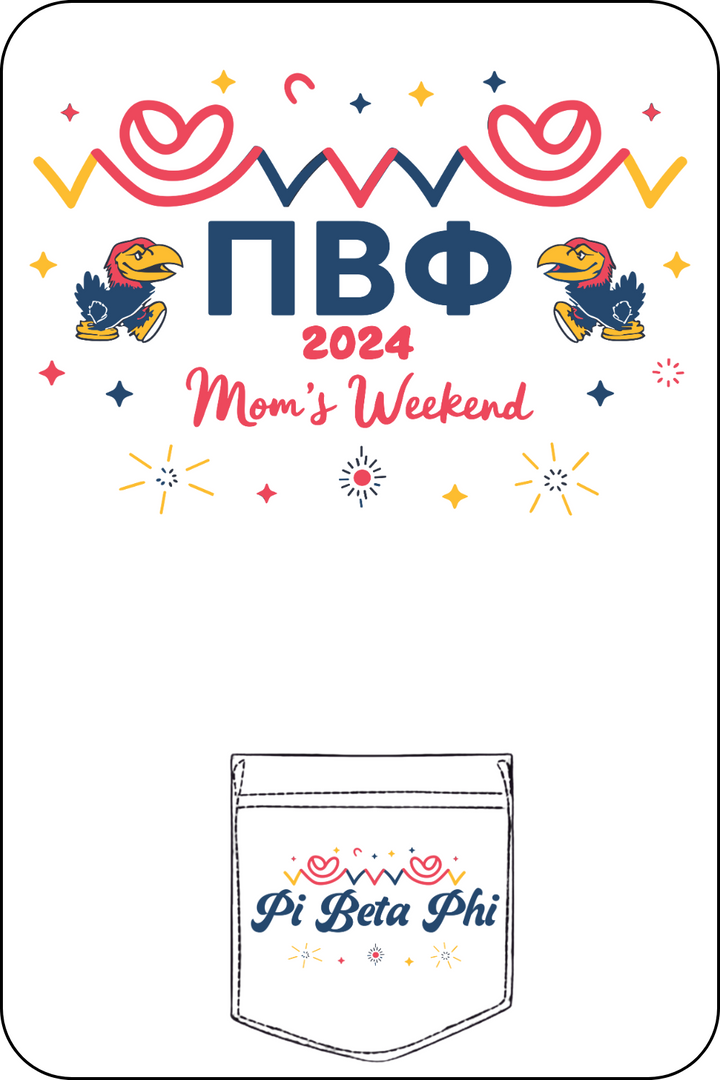 Custom Pi Beta Phi Mom's Weekend Chicken