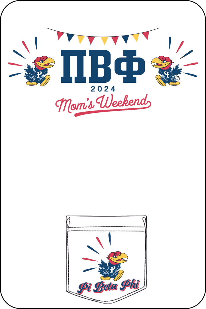 Custom Pi Beta Phi Mom's Weekend Chicken