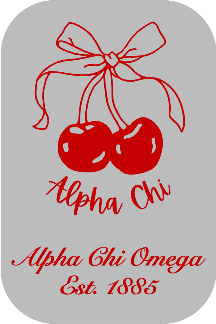 Custom Alpha Chi Omega Cherry Design