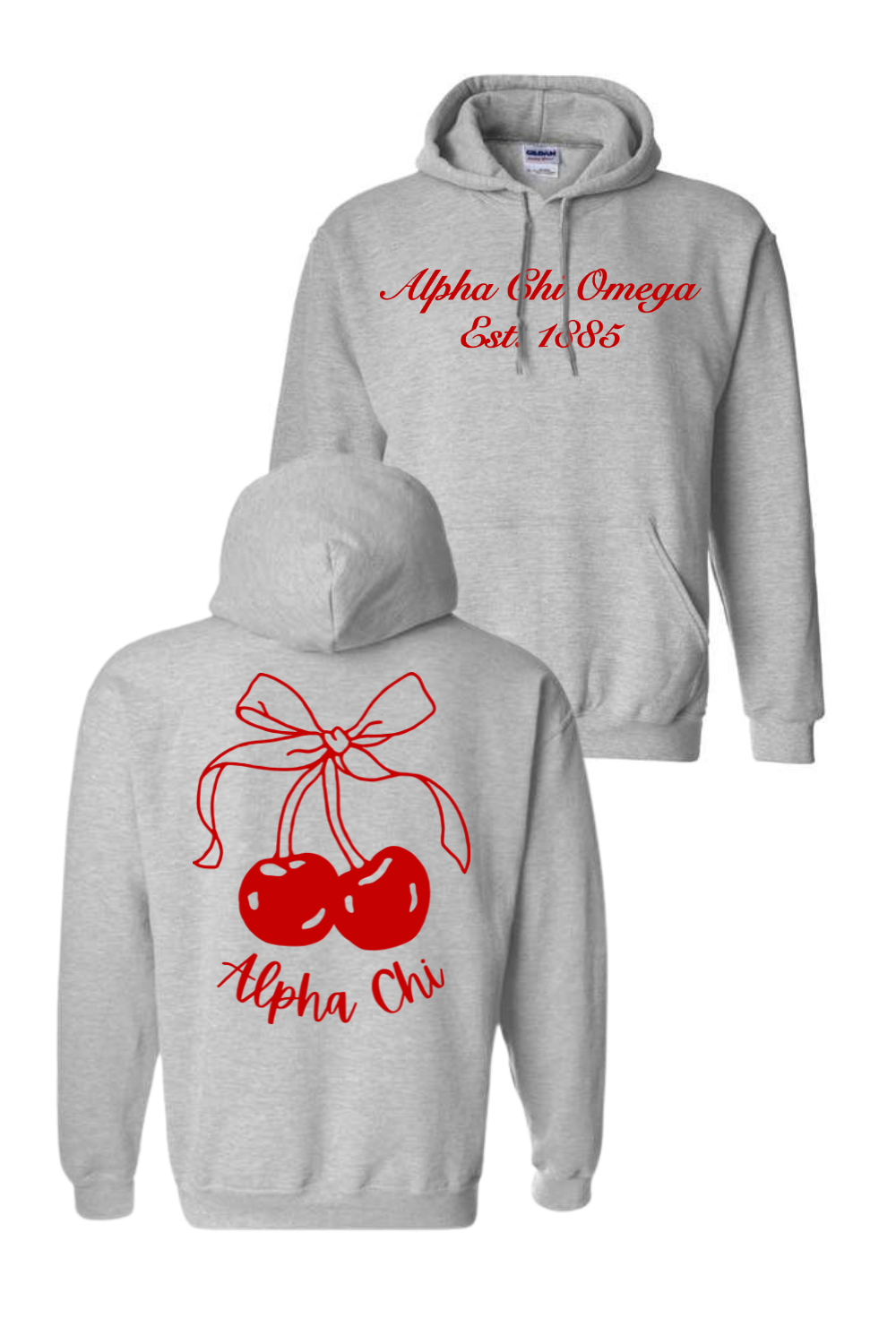 Custom Alpha Chi Omega Cherry Design