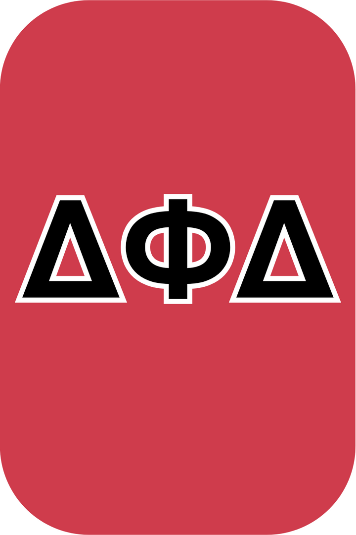 Custom Delta Phi Delta Greek Letters