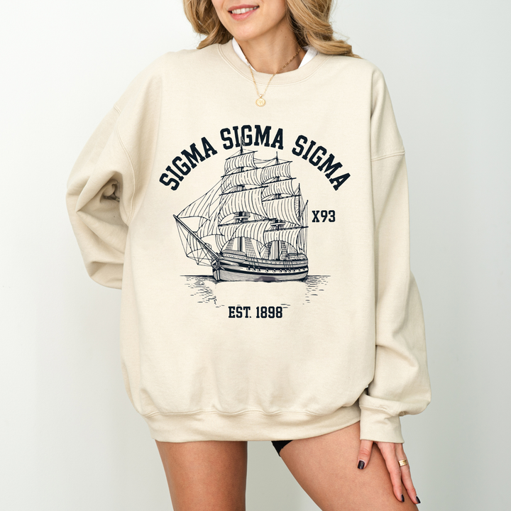 Custom fraternity nautical design