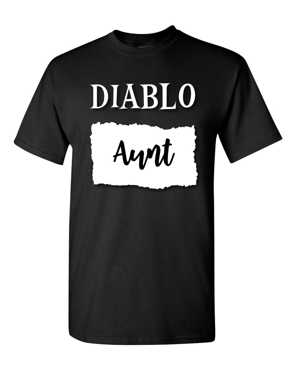 a black t - shirt with the word diablo on it
