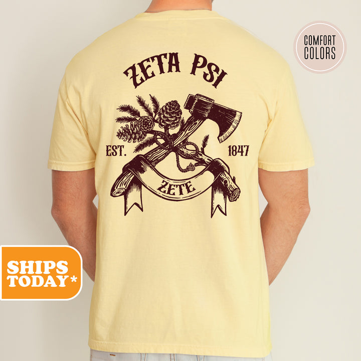 a man wearing a zeth pst t - shirt