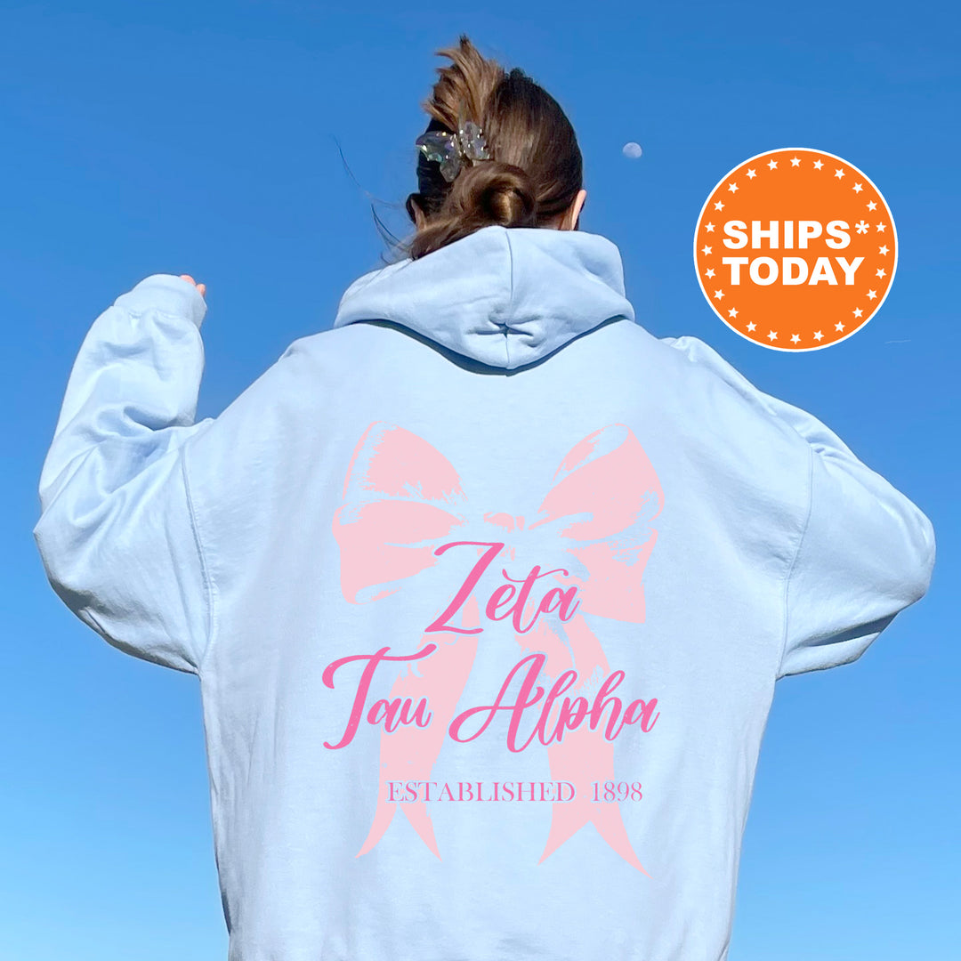 Zeta Tau Alpha Pink Ribbon Sorority Sweatshirt β Kite and Crest