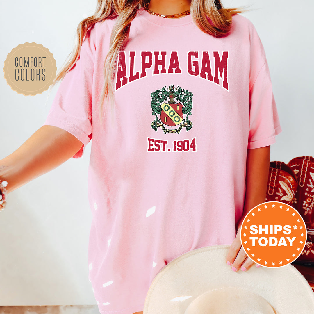 a woman wearing a pink shirt and hat