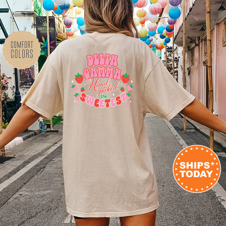 a woman is walking down the street with her arms outstretched