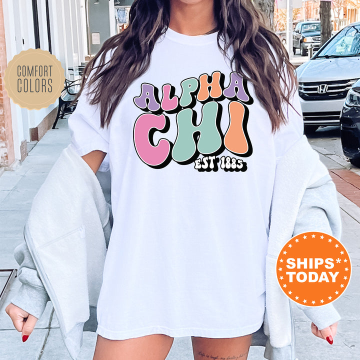 a woman wearing a white shirt with the words super girl on it
