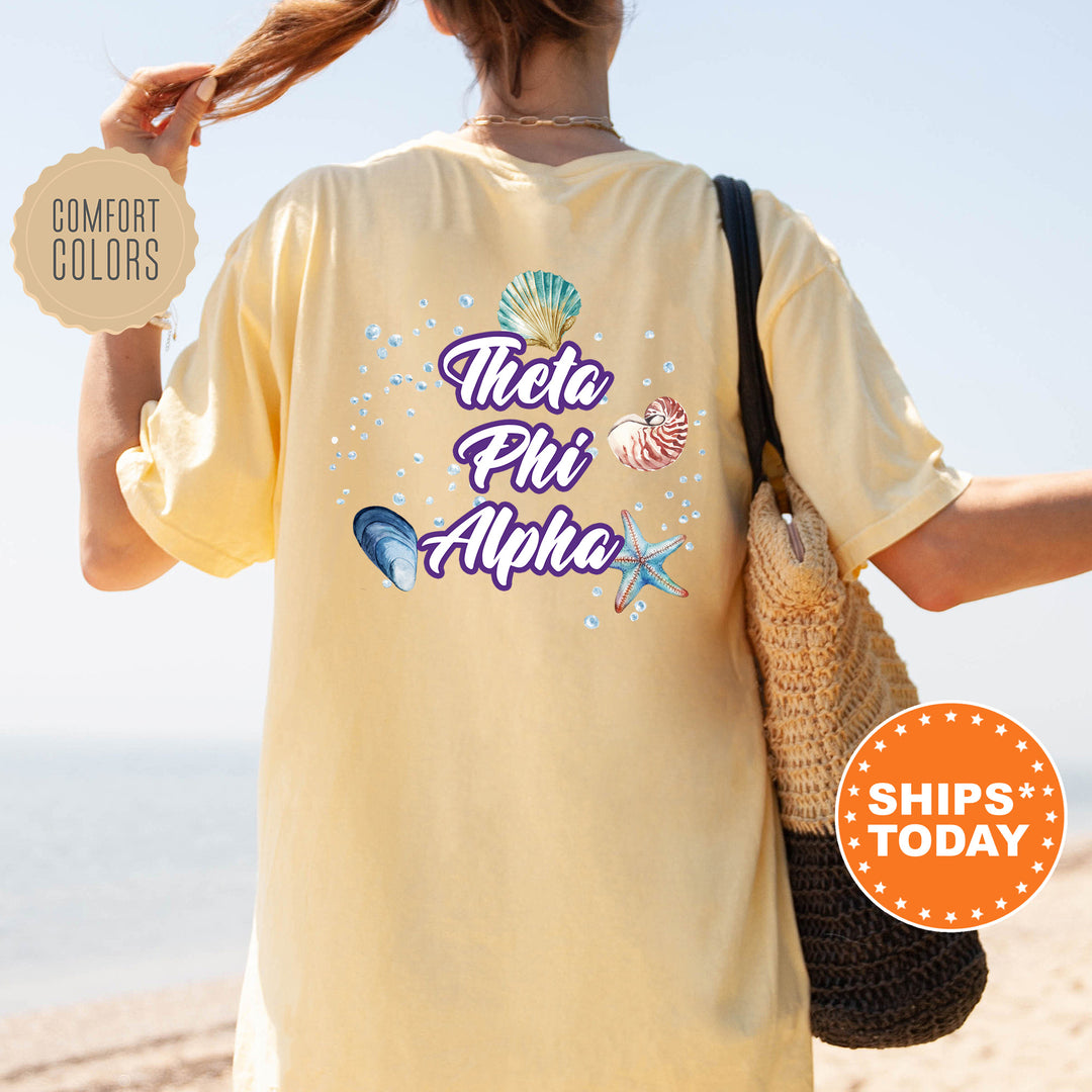 the back of a woman's shirt that says, there is a picture of