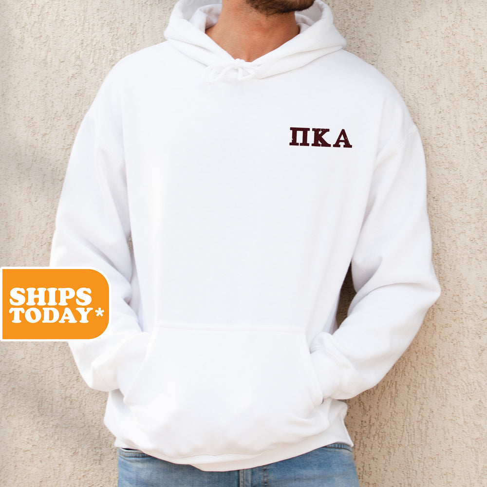 a man wearing a white hoodie with the words ikea on it