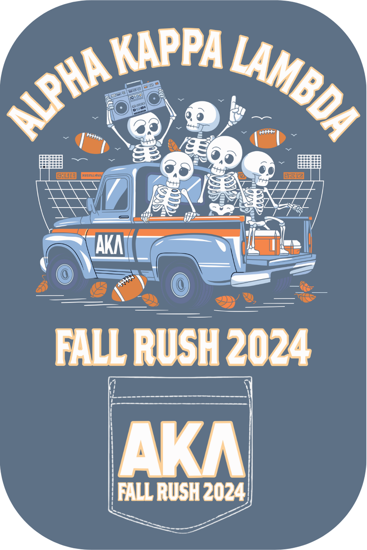 Custom Alpha Kappa Lambda Fall Rush Design