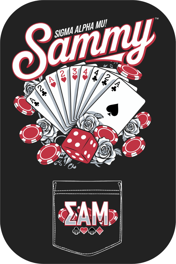 Custom Sigma Alpha Mu Casino Night Poker Cards