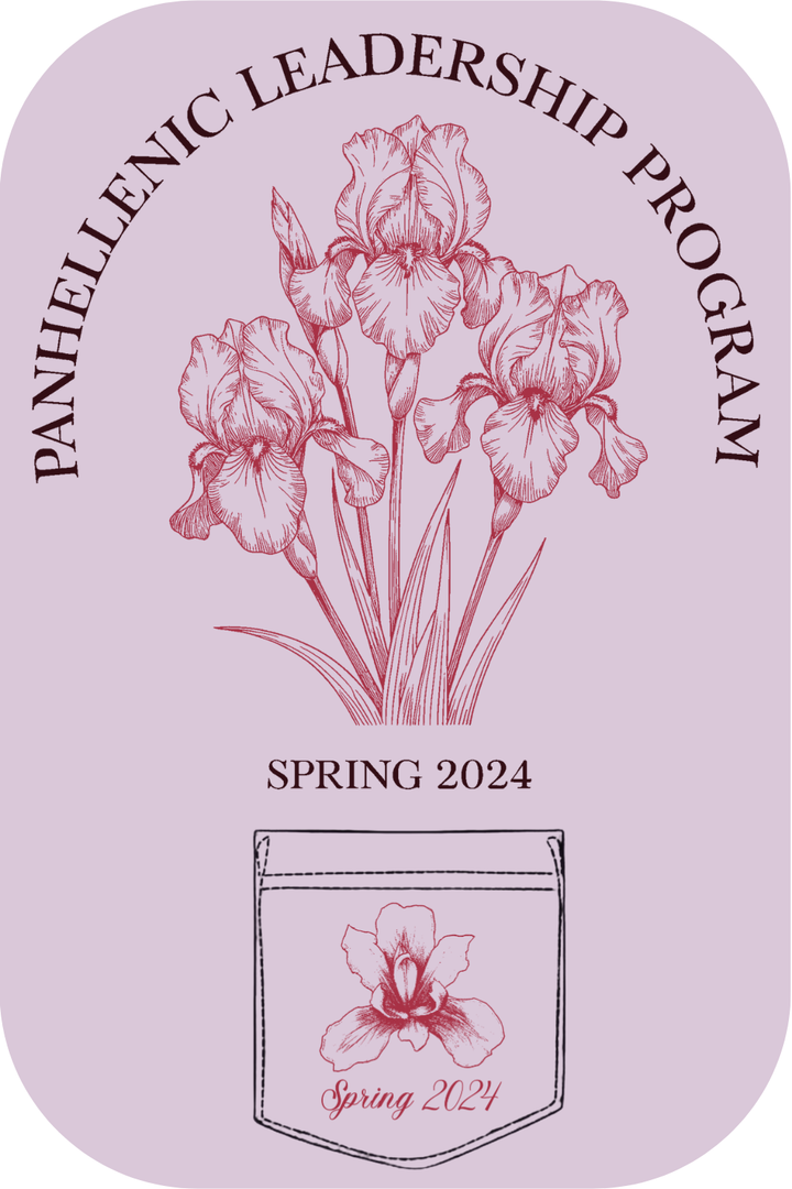 Custom Panhellenic Leadership Program Spring 2024 Design