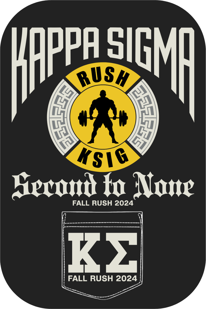 Custom Kappa Sigma Fall Rush Body Building Fitness Design