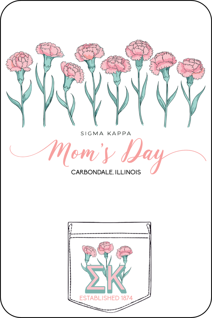 Custom Sigma Kappa Mom's Day Floral Shirt