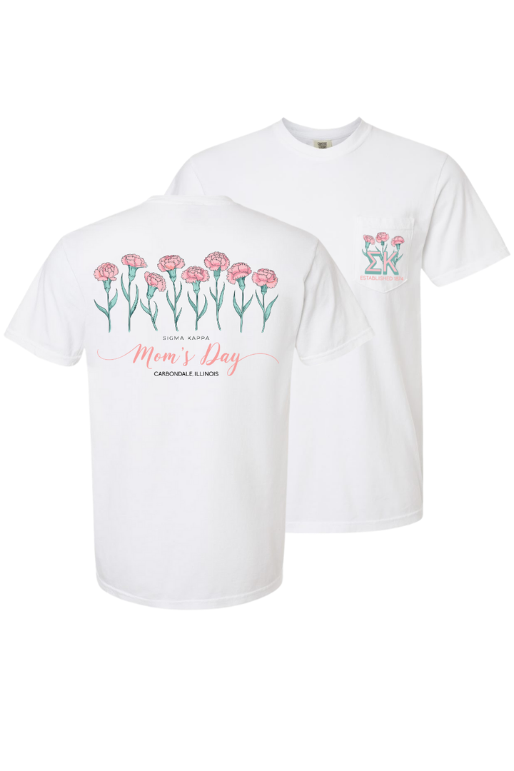 Custom Sigma Kappa Mom's Day Floral Shirt