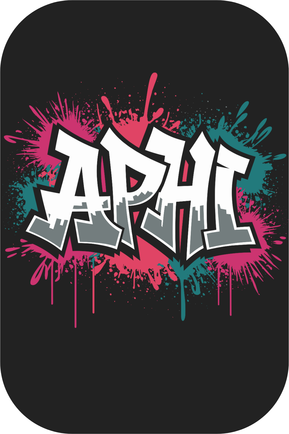 Custom Alpha Phi Paint Party Design – Kite and Crest