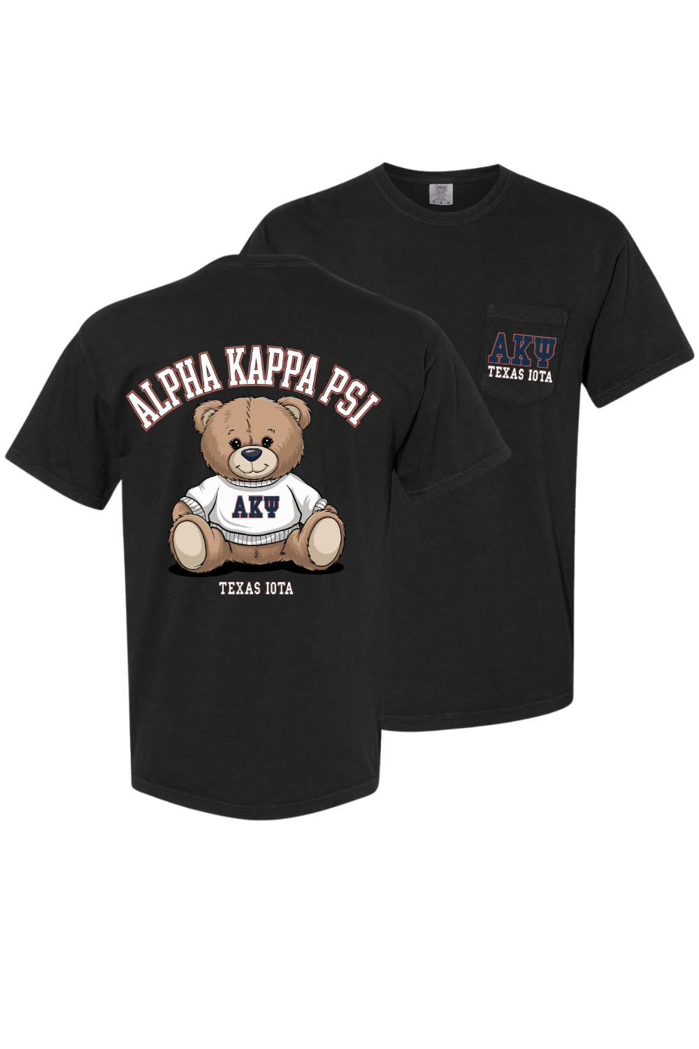 Custom Alpha Kappa Psi Bear Design