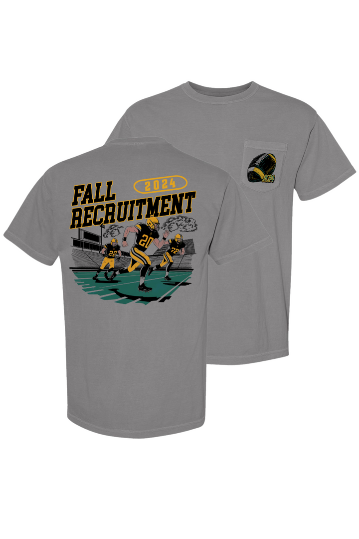 Custom Fall Recruitment Football Design